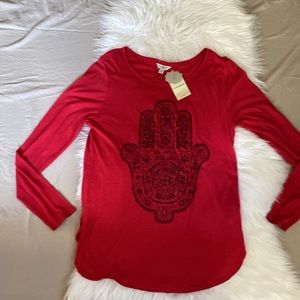 NWT Lucky Brand women top size M